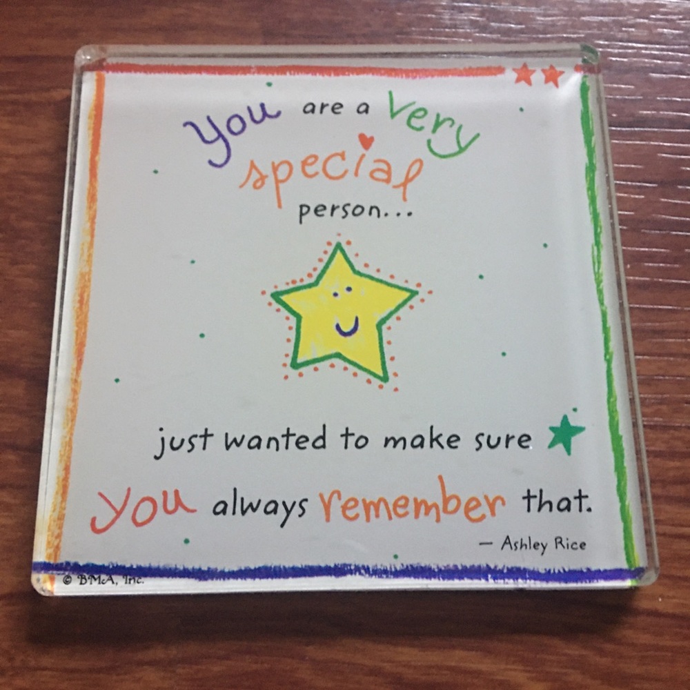 Nice Saying Plastic Refrigerator Magnet